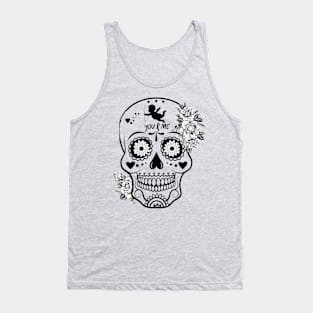 Sugar Skull Valentine. Tank Top